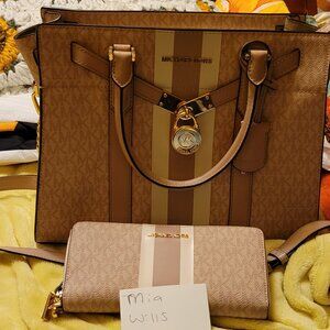 Michael Kors Nouveau Hamilton Bag and Wallet Set